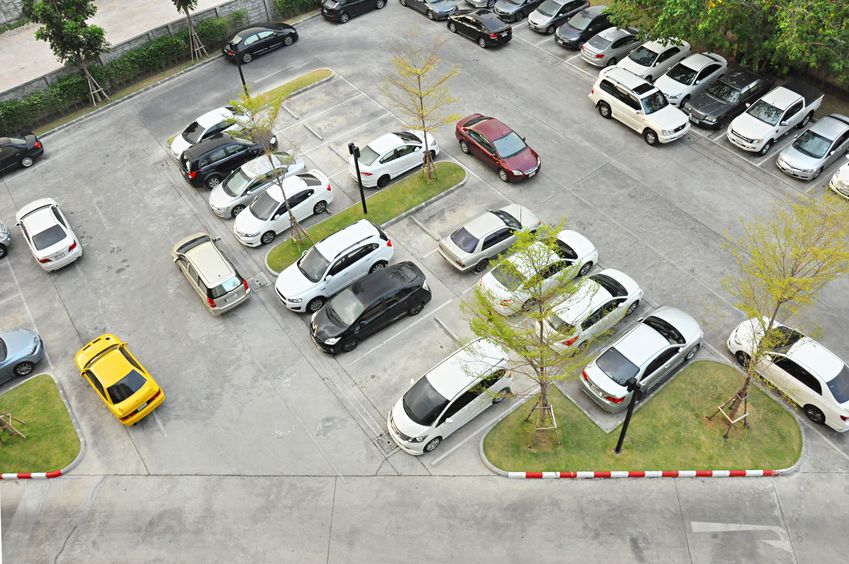 Parkplatzreinigung